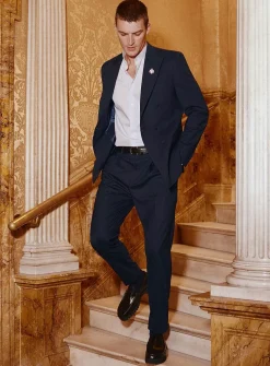 Essential navy pant