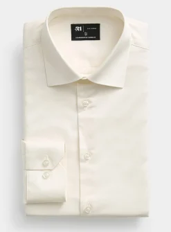Essential satiny cotton shirt