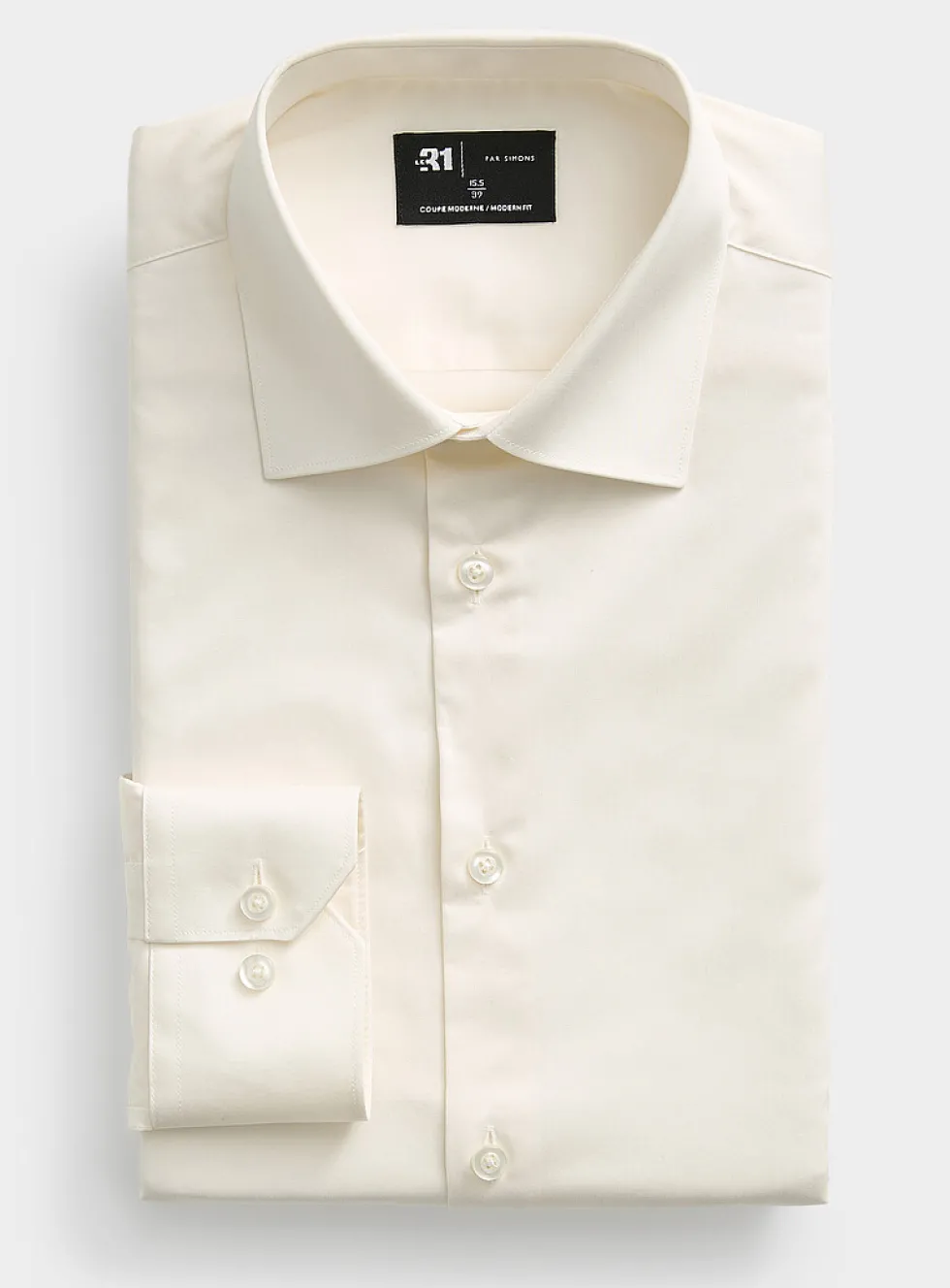 Essential satiny cotton shirt