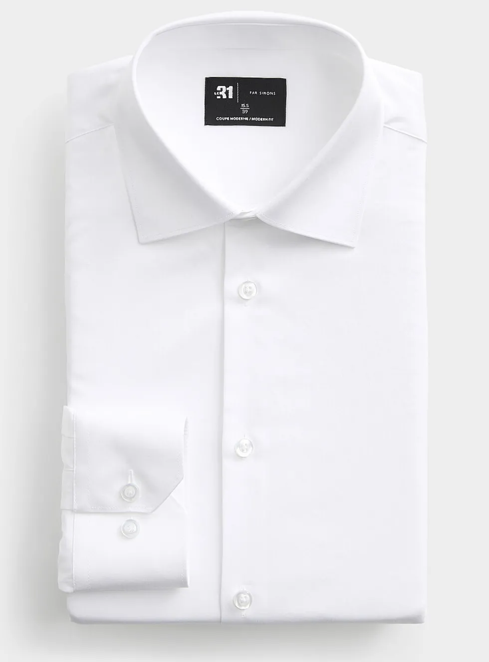Essential satiny cotton shirt