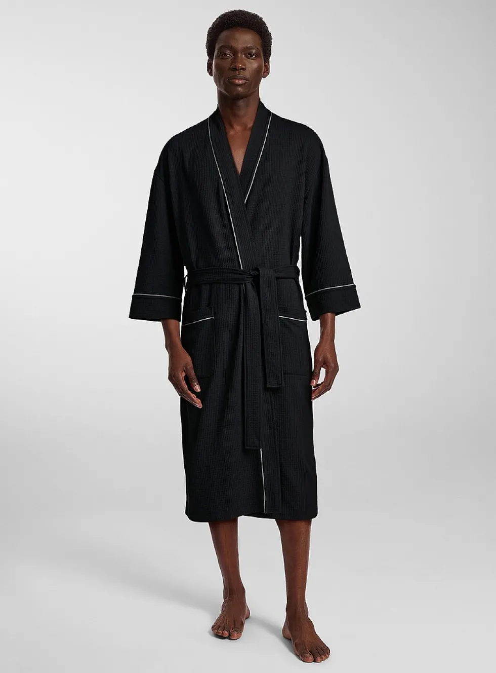 Essential waffled robe