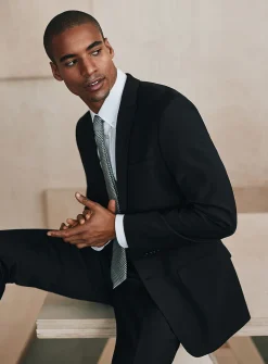 Essential wool-blend jacket