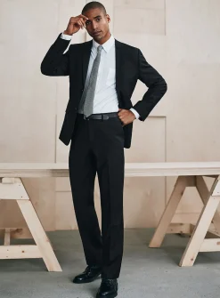 Essential wool-blend pant