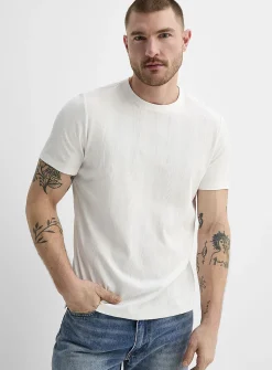 Etched-stripe T-shirt