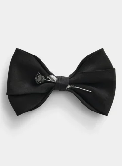 Eternal rose monochrome bow tie