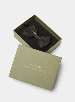 Eternal rose monochrome bow tie