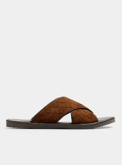 Ettore braided leather sandals