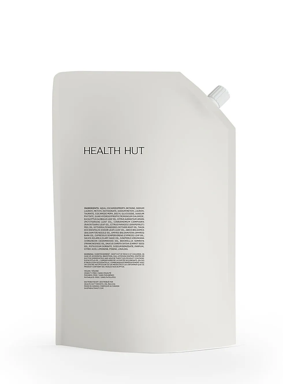 Eucalyptus, petitgrain, and amyris hand soap refill