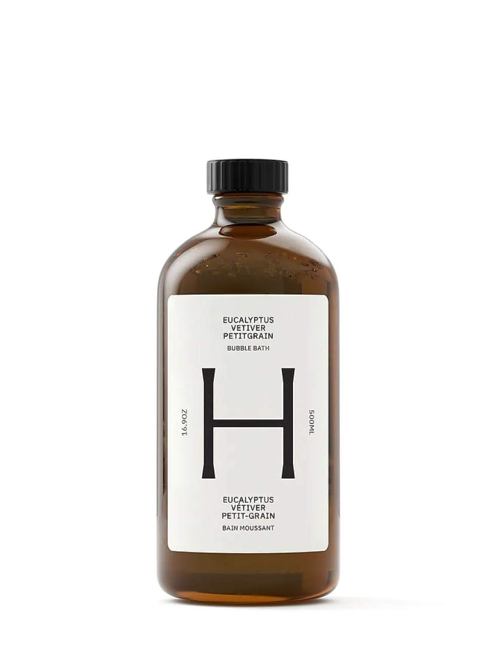 Eucalyptus, vetiver and petitgrain bubble bath