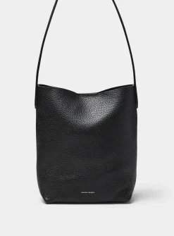 Everyday grained leather small hobo bag