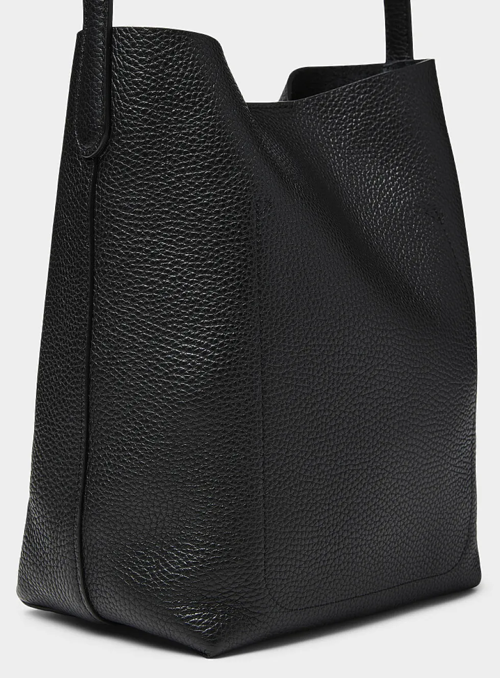 Everyday grained leather small hobo bag