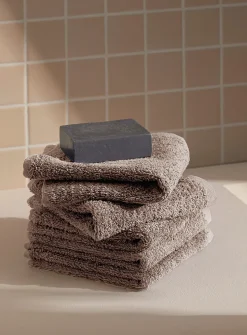 Everyday quick-drying organic cotton facecloths