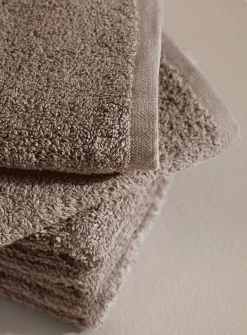 Everyday quick-drying organic cotton facecloths