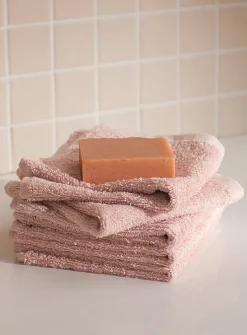 Everyday quick-drying organic cotton facecloths
