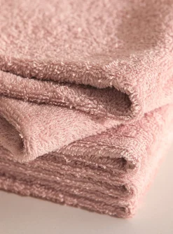 Everyday quick-drying organic cotton facecloths