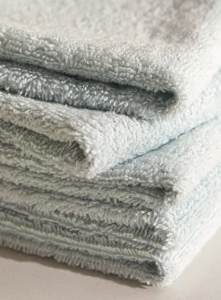 Everyday quick-drying organic cotton facecloths