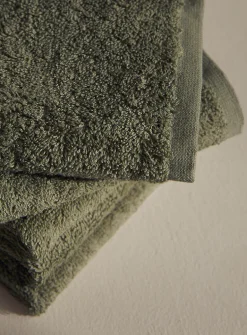 Everyday quick-drying organic cotton facecloths