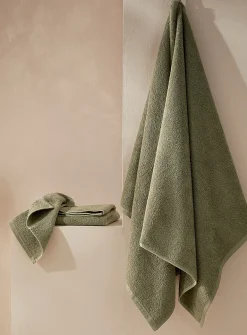 Everyday quick-drying organic cotton towels