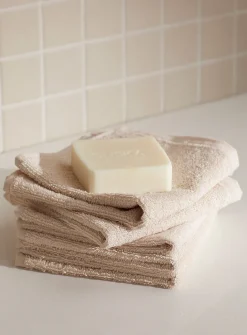 Everyday quick-drying organic cotton facecloths