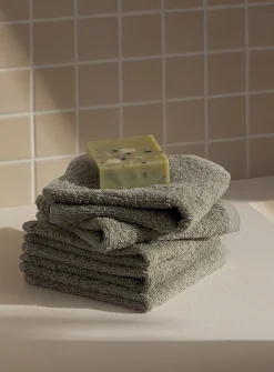 Everyday quick-drying organic cotton facecloths