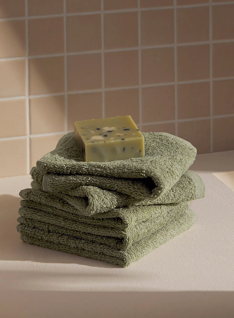 Everyday quick-drying organic cotton facecloths