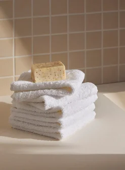 Everyday quick-drying organic cotton facecloths