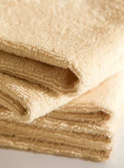 Everyday quick-drying organic cotton facecloths