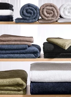 Everyday quick-drying organic cotton towels