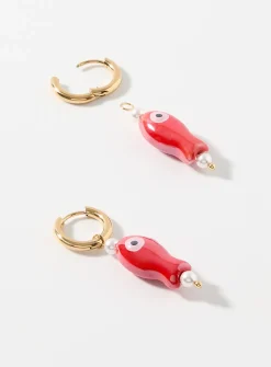 Evil eye fish hoops