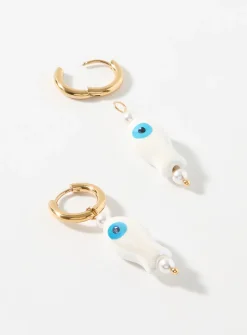 Evil eye fish hoops