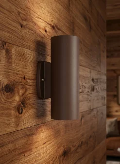Evolution two-way cylindrical wall sconce