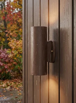 Evolution two-way cylindrical wall sconce