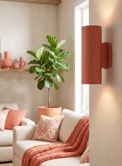 Evolution two-way cylindrical wall sconce