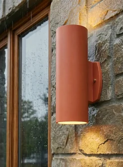 Evolution two-way cylindrical wall sconce