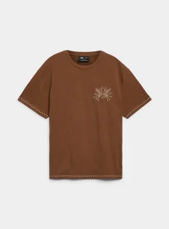 Exotic embroidery T-shirt