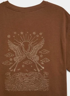 Exotic embroidery T-shirt