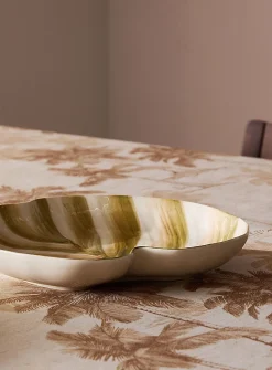 Exotic leave serving tray