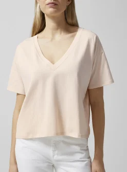 FAAA V-neck loose T-shirt