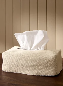 Fabric tissue box cover