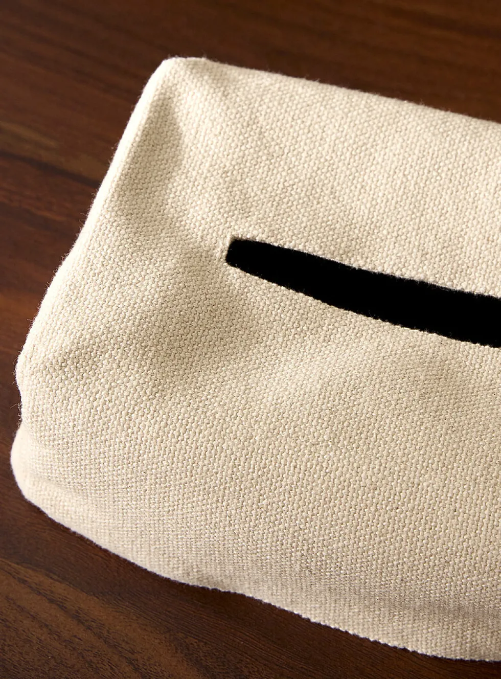 Fabric tissue box cover