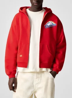 Fabuloso zip-up hood sweatshirt