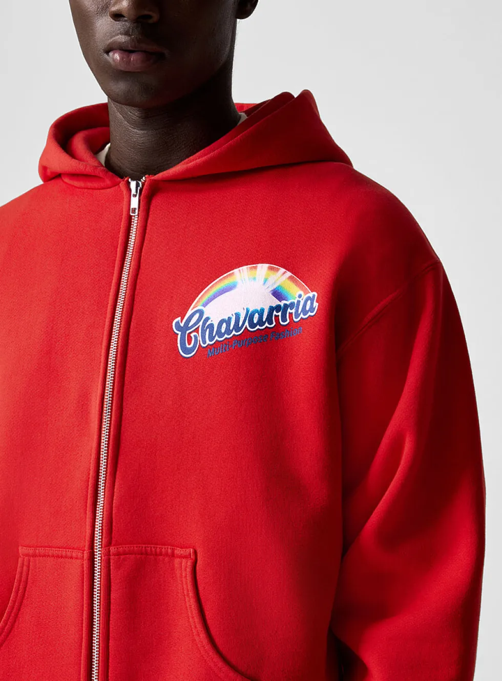 Fabuloso zip-up hood sweatshirt