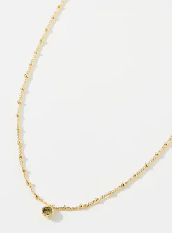 Faceted stone chain