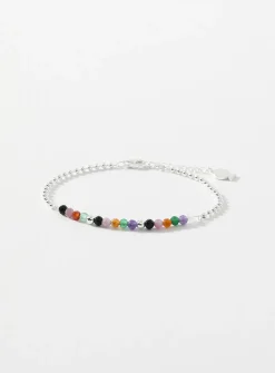 Faceted-bead bracelet