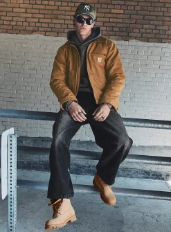 Faded black baggy jean