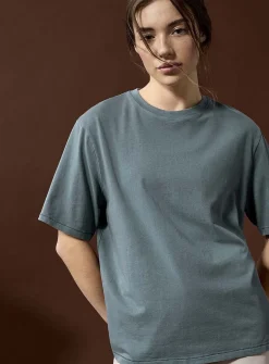 Faded boxy loose T-shirt