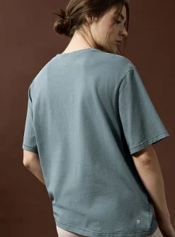 Faded boxy loose T-shirt