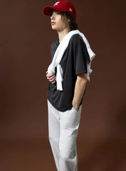 Faded boxy loose T-shirt