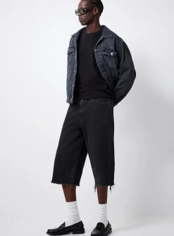 Faded denim 478 capris