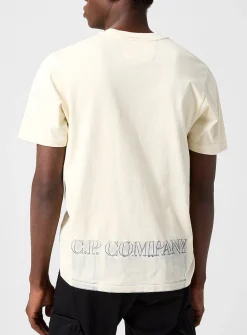 Faded effect logo T-shirt